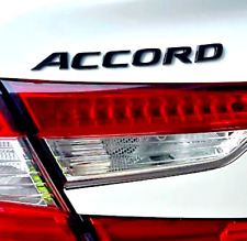 Honda Accord 2018-2024 EX EX-L LX Sport Gloss Black Logo badge Emblem Trunk picture