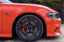 2x VMS V Star 5 Spoke Drag Racing Rim Wheel 18x5 5x115 -30 ET For 06 21 Dodge picture