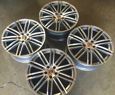 22'' Wheels fit Porsche Cayenne or Panamera Gunmetal Machine with Tires Turbo picture