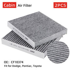 2PCS Cabin Air Filter FOR DODGE DART/ PONTIAC VIBE/TOYOTA TACOMA OE:CF10374 picture
