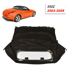 For Nissan 350Z Convertible Soft Top w/ Heated Glass Window Black N4300002 picture