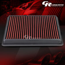 RED WASHABLE HIGH FLOW AIR FILTER FOR 02-17 NISSAN SENTRA 08-13 ROGUE -17 JUKE picture