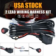 Wiring Harness Kit LED Light Bar 12V 40Amp Relay Fuse ON-Off Switch 2 Lead picture