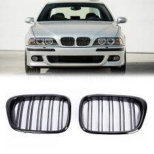Gloss Black Front Kidney Grilles Grill for BMW 5 Series E39 M5 97-03 540i 530i picture