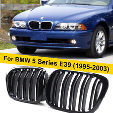 For BMW E39 M5 528i 525i 540i 1997-2003 Gloss Black Front Kidney Grill Grille picture