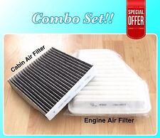Engine & Carbonized Cabin Air Filter For CAMRY VENZA V6 Rav4 Vibe ES350 xB tC picture