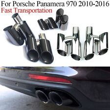 For Porsche Panamera 970 2011-2016 Modified Exhaust Tips Muffler Tail pipe DG picture