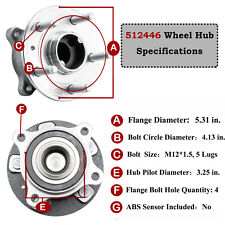 1pc REAR Wheel Bearing Hub Assembly Fit 2011- 2016 Chevy Cruze Limited picture