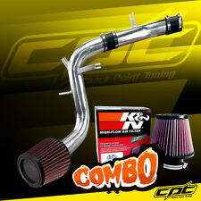 For 13-17 Veloster Turbo 1.6L 4cyl Polish Cold Air Intake + K&N Air Filter picture