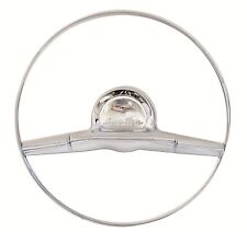 Steering Wheel Chrome Horn Ring Emblem 1957 Chevy 210 Two Ten picture