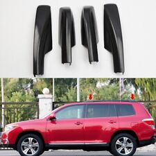 For Toyota Highlander 2001-2007 4 Black Roof Rack Rails End Cover Shells Replace picture