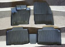 2015-2019 Ford Edge OEM Tray Style Molded Black Rubber Floor Mat Set 4-pc  picture