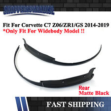For Corvette C7 Z06 ZR1 2014-2019 Matte Rear Quarter Extension Wheel Arch Trim picture