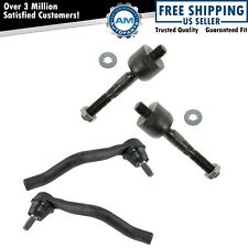 Inner & Outer Tie Rod End LH Driver & RH Passenger Set of 4 for 05-12 Acura RL picture