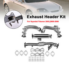 NEW 1× Stainless Exhaust Header Kit For Hyundai Tiburon 2.7L 2003 & 2005-2006 US picture