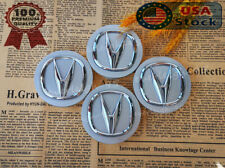 Set of 4 Silver Chrome Wheel Center Caps 69MM For ACURA TL MDX RL RDX TSX picture