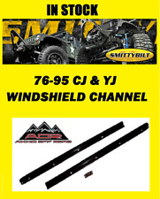 Smittybilt Windshield Channel 90101 for 76-86 Jeep CJ5 -CJ7 & 87-95 YJ Wrangler  picture