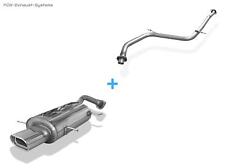 Racing System (With Replacement Pipe) Mazda MX-3 1.6l Bj.91-99 135x80 Flat Oval picture