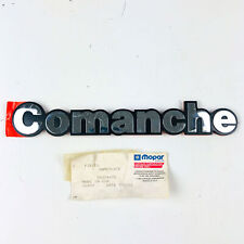 Jeep Comanche Nameplate Decal Emblem Mopar 55014472 OEM NOS Qty of 1 Damage picture