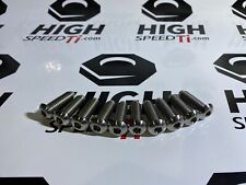 Titanium Sprint Car Front Hub Bolt 10pc Kit 3/8-16 Lightweight Button Head 1-1/4 picture