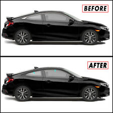 Chrome Delete Blackout Overlay for 2016-20 Honda Civic Coupe Window Trim  picture