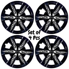 15 Inch Universal Silver Black Wheel Cover/Cap Fit For All 15 Inch Cars Firebolt picture