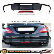 CLS63 AMG Diffuser Rear Bumper CLS550 2012 2013 2014 CLS63 CL600+ Red Led Light picture