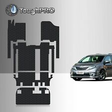 ToughPRO Floor Mats Full Set Black For Toyota Sienna 8 Seater 2011-2020 picture
