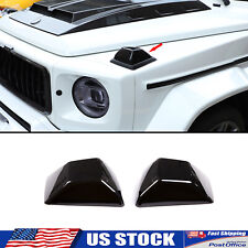 Smoked Hood Turn Signal Blackout Cover Len Fits Mercedes G-Class G500 G63 19-23 picture