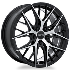 18x8 RTX Valkyrie Gloss Black Machined Wheel 5x4.5 (40mm) picture