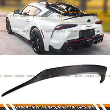 FOR 2020-24 TOYOTA SUPRA GR A91 EDITION CARBON FIBER DUCKBILL TRUNK SPOILER WING picture
