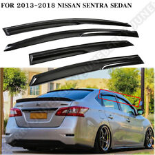 For Nissan Sentra Sedan 2013-18 JDM Style Window Visors Sun/Rain Guard Deflector picture