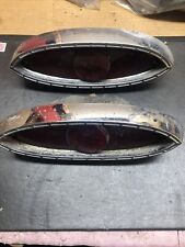 1960-61 Plymouth Valiant Chrome Tail Lights Lot C picture
