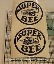 Super Bee Decals Quarter Set Pair Left Right 1968 1969 1970 Matte Black 0097 picture