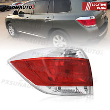 For 2011 2012 2013 Toyota Highlander Tail Light Lamp Taillight Left Driver LH picture