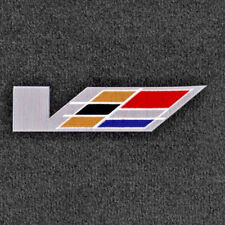 Lloyd VELOURTEX Ebony REAR FLOOR MATS w/ V logos, 2006 to 2009 Cadillac STS-V  picture