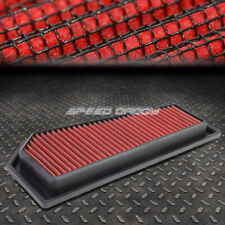FOR 12-15 BENZ C250/SLK250 RED REUSABLE/WASHABLE DROP IN AIR FILTER PANEL picture