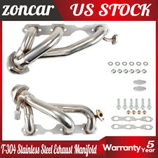 Exhaust Headers Manifolds Fits Chevy S10 GMC Sonoma Blazer 4.3L 4WD 1996-2001 picture