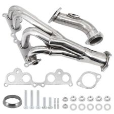 Stainless steel Exhaust Polished header for 95-01 Toyota Tacoma 2.4L 2.7L 4-2-1 picture