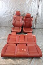2018 DODGE CHALLENGER HELLCAT 6.2L SRT OEM RED LEATHER FRONT N REAR SEATS #1501 picture