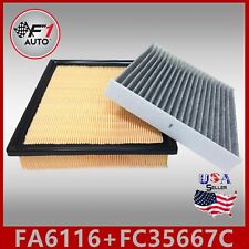 FA6116 FC35667C ENGINE & CARBON CABIN AIR FILTER COMBO FITS RX350L V6 3.5L 18-20 picture