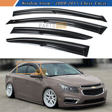 For 2009-2015 Chevy Cruze Wavy Mugen Style Window Visors Rain Guards Deflectors picture