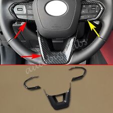 For Lexus NX 250 350 350h 450h+ 2022-2023 Carbon Fiber Steering Wheel Cover Trim picture