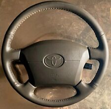 Toyota Land Cruiser 80 Series Brown Leather Refurb HDJ81 FZJ80 Steering Wheel picture