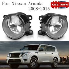 New Pair Of Clear Lens Bumper Fog Lights Lamp RH LH For Nissan Armada 2008-2015 picture