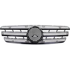 Grille For 2003-2005 Mercedes Benz ML350 2002-2005 ML500 Silver Plastic picture