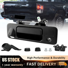 Black Tailgate Handle w/Wire & Backup Camera For 2016-2021 Toyota Tacoma Tundra picture