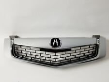 Fit Brand New TSX 2009 2010 Front Grill Grille w/ Emblem w/ Molding 3in one PC   picture