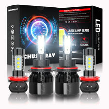 For Nissan Juke 2011-2014 - 4x 6000K LED Headlight Hi/Lo Beam + Fog Light Bulbs picture