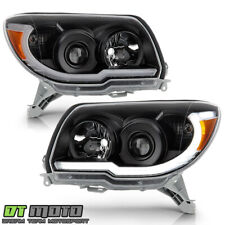 For 2006-2009 Toyota 4Runner Black LED Tube Upgrade Style Projector Headlights picture